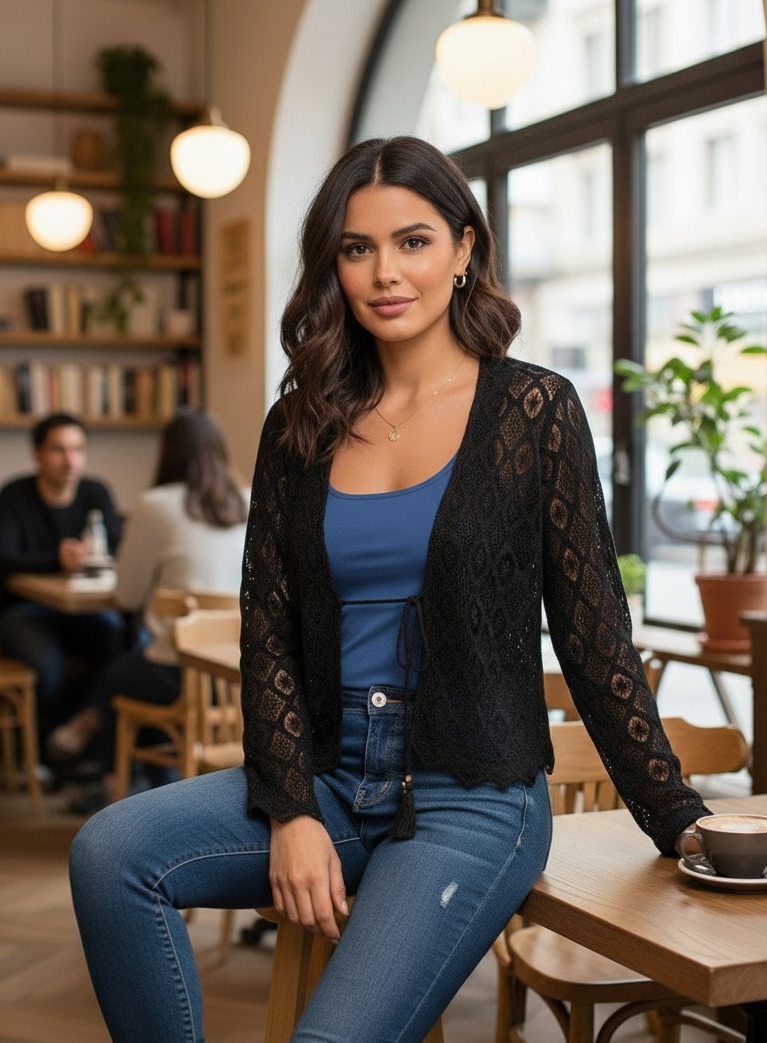 Zahra Kimono - Exotic, bold cover up