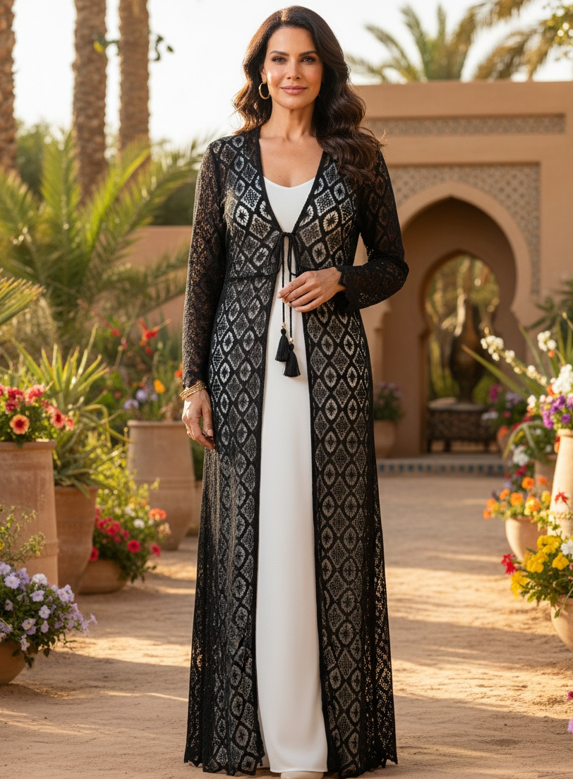 Zahra Kimono - Exotic, bold cover up