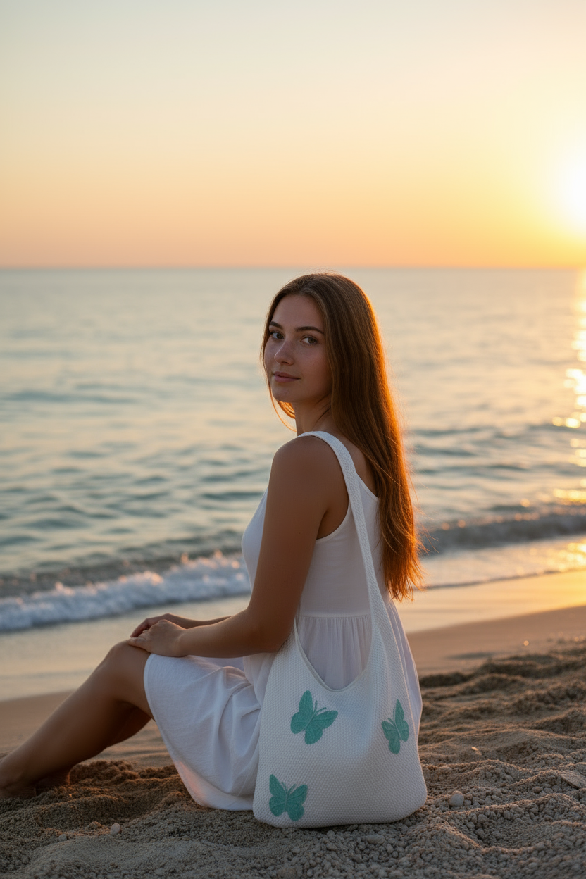 Papillon Tote - shoulder and crossbody bag